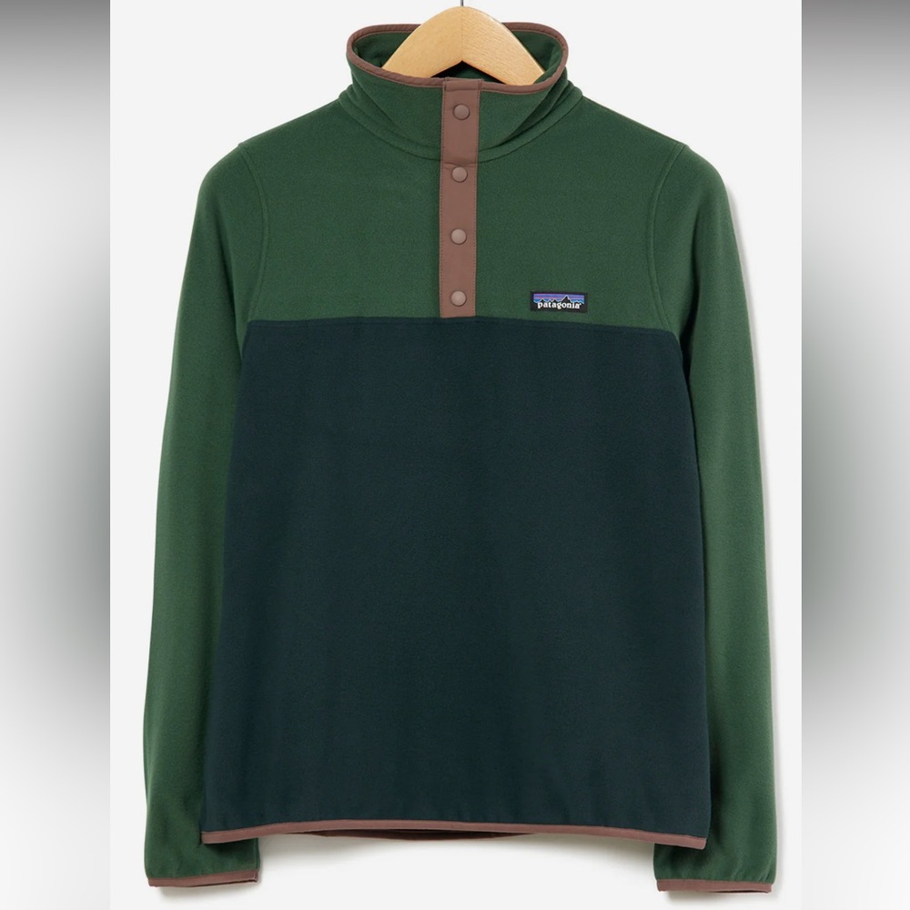 Micro D Women's Snap-T Pullover Fleece - Northern Green - size medium - Picture 2 of 8